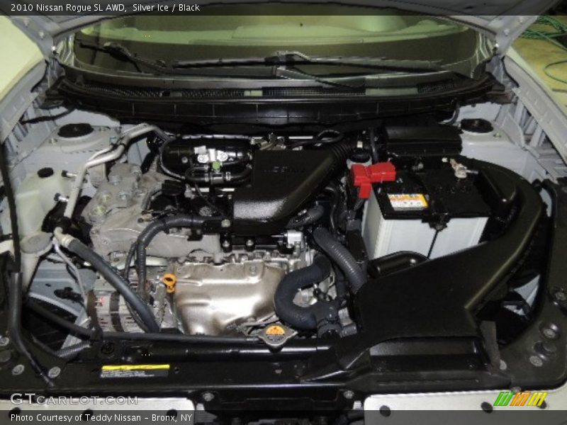 Silver Ice / Black 2010 Nissan Rogue SL AWD