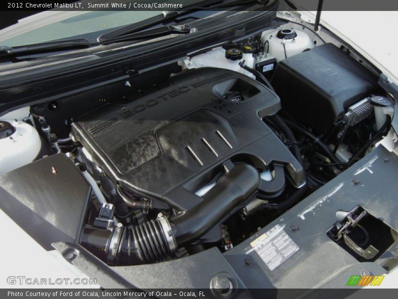 Summit White / Cocoa/Cashmere 2012 Chevrolet Malibu LT