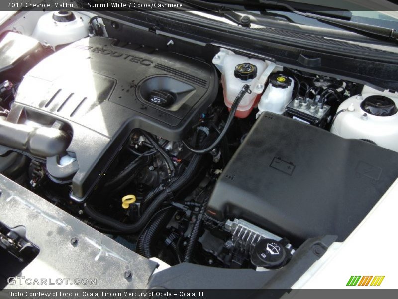 Summit White / Cocoa/Cashmere 2012 Chevrolet Malibu LT