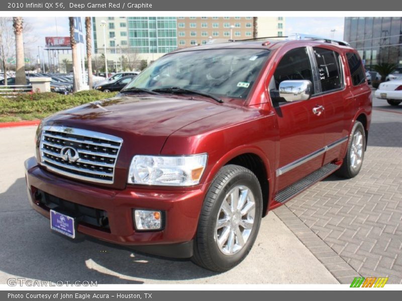 Deep Garnet Red / Graphite 2010 Infiniti QX 56