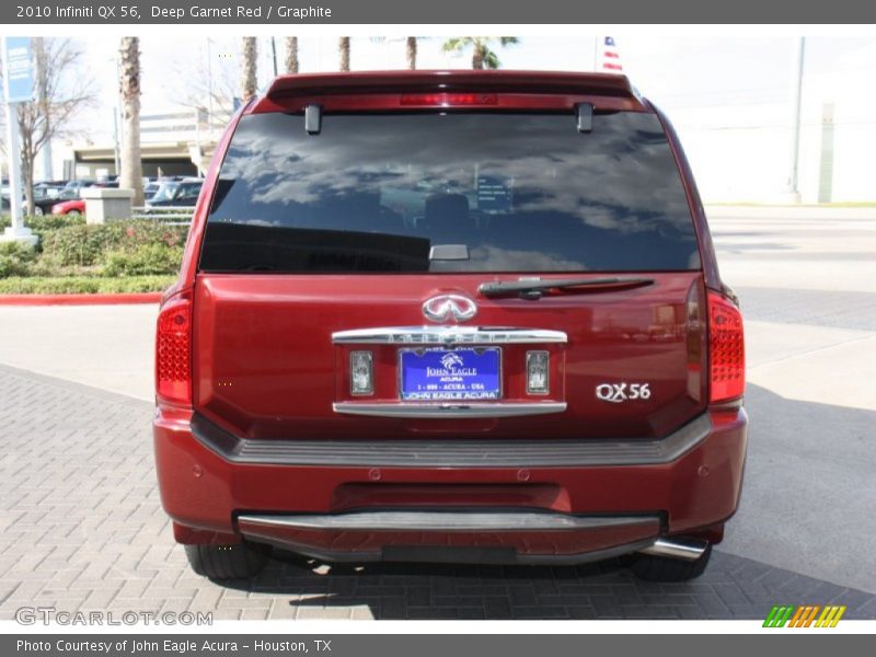 Deep Garnet Red / Graphite 2010 Infiniti QX 56