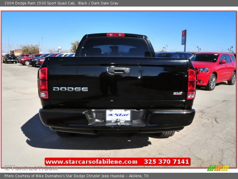 Black / Dark Slate Gray 2004 Dodge Ram 1500 Sport Quad Cab