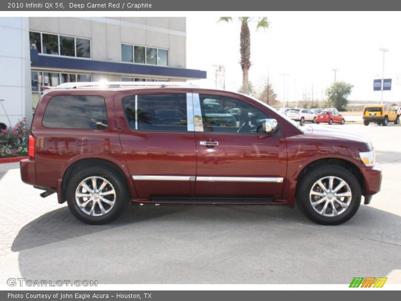 Deep Garnet Red / Graphite 2010 Infiniti QX 56