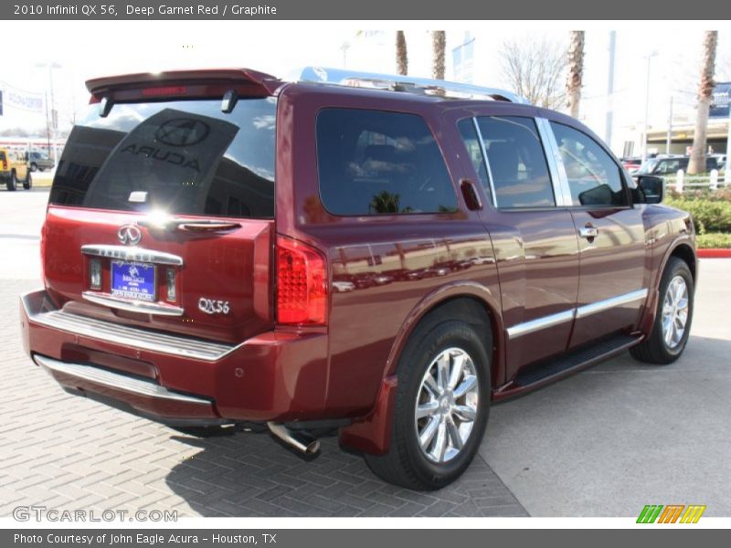 Deep Garnet Red / Graphite 2010 Infiniti QX 56
