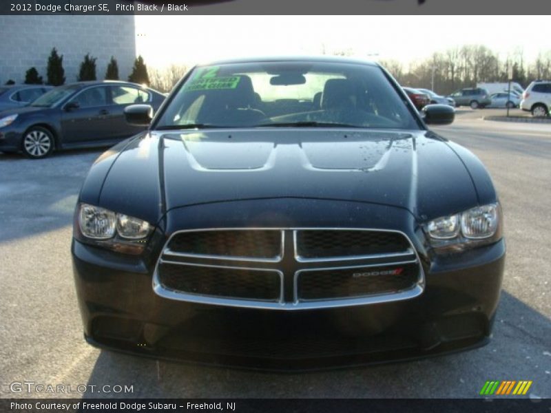 Pitch Black / Black 2012 Dodge Charger SE