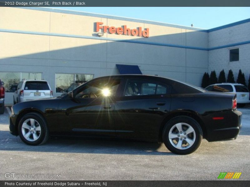 Pitch Black / Black 2012 Dodge Charger SE