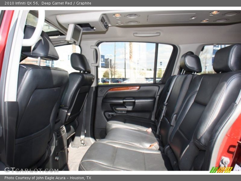 Deep Garnet Red / Graphite 2010 Infiniti QX 56