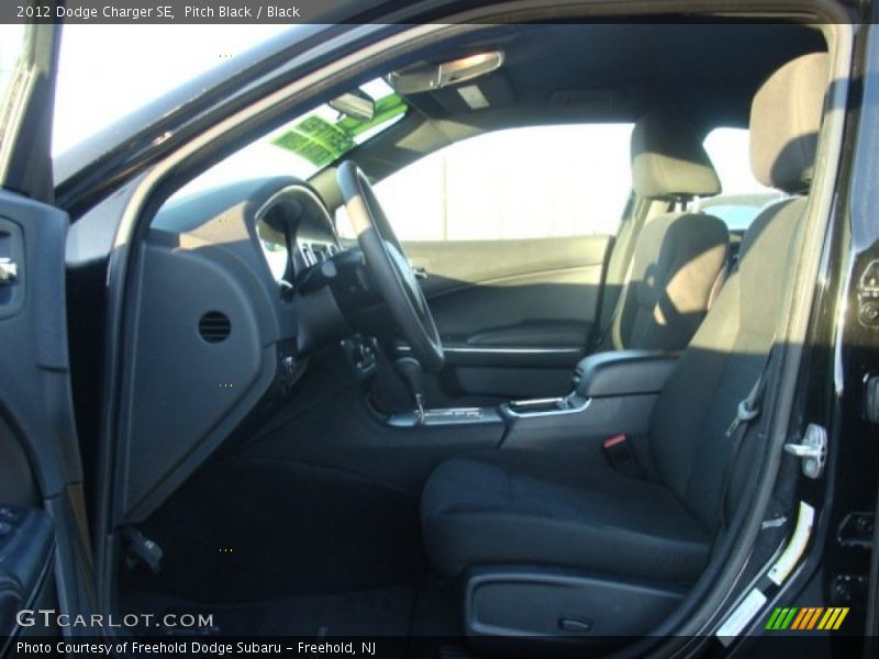 Pitch Black / Black 2012 Dodge Charger SE
