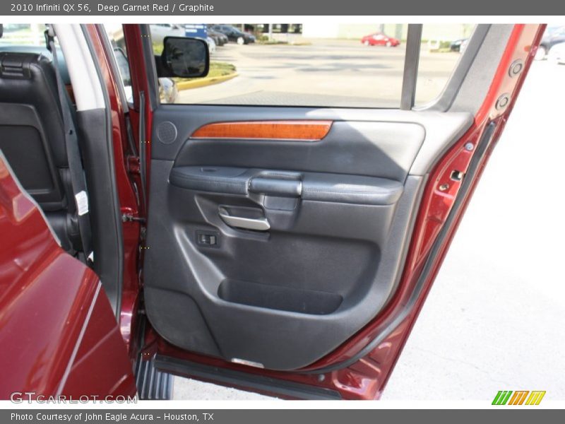 Deep Garnet Red / Graphite 2010 Infiniti QX 56
