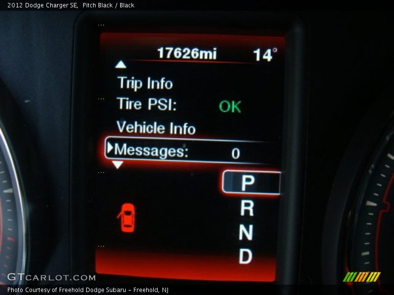 Pitch Black / Black 2012 Dodge Charger SE