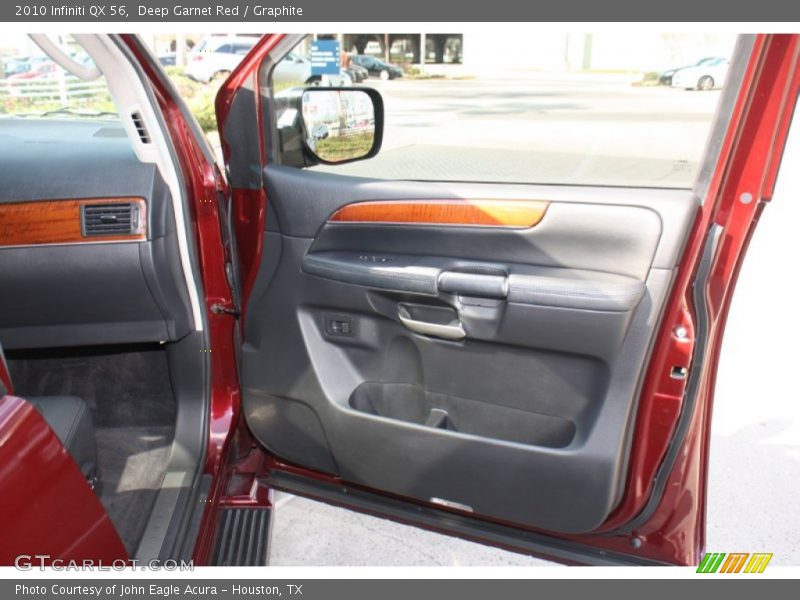 Deep Garnet Red / Graphite 2010 Infiniti QX 56