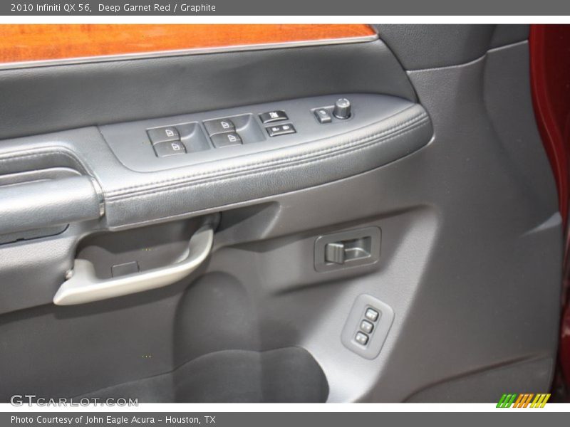 Deep Garnet Red / Graphite 2010 Infiniti QX 56