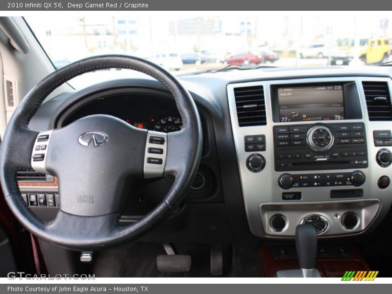Deep Garnet Red / Graphite 2010 Infiniti QX 56