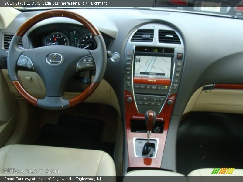 Dashboard of 2010 ES 350