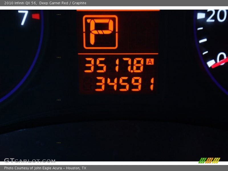 Deep Garnet Red / Graphite 2010 Infiniti QX 56