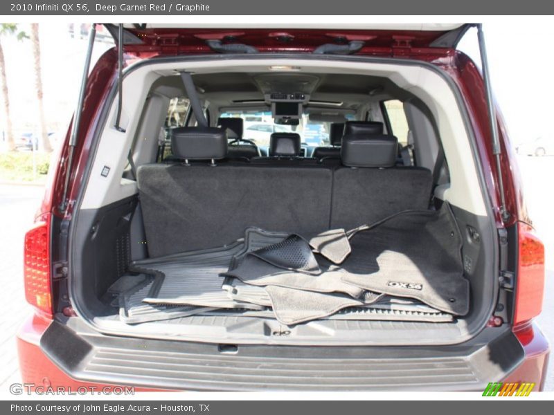 Deep Garnet Red / Graphite 2010 Infiniti QX 56