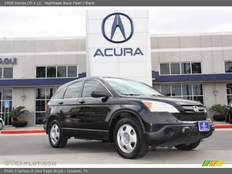 Nighthawk Black Pearl / Black 2008 Honda CR-V LX