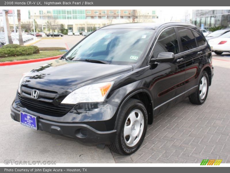 Nighthawk Black Pearl / Black 2008 Honda CR-V LX