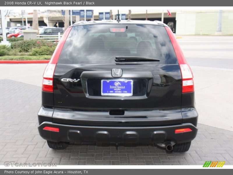 Nighthawk Black Pearl / Black 2008 Honda CR-V LX