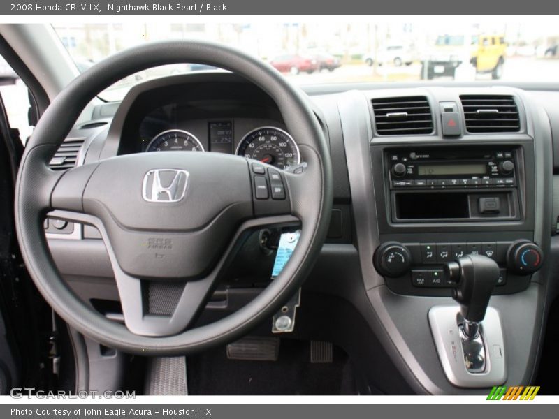 Nighthawk Black Pearl / Black 2008 Honda CR-V LX
