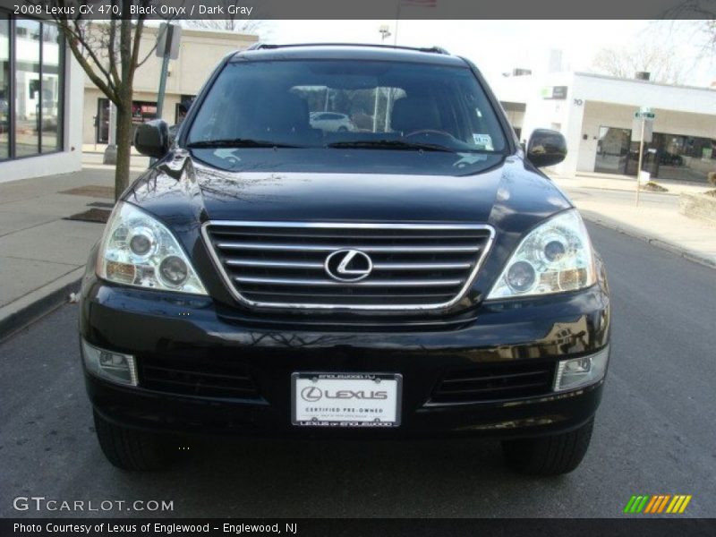 Black Onyx / Dark Gray 2008 Lexus GX 470