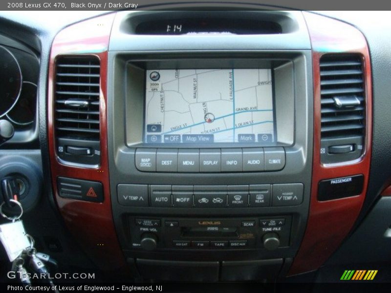 Navigation of 2008 GX 470