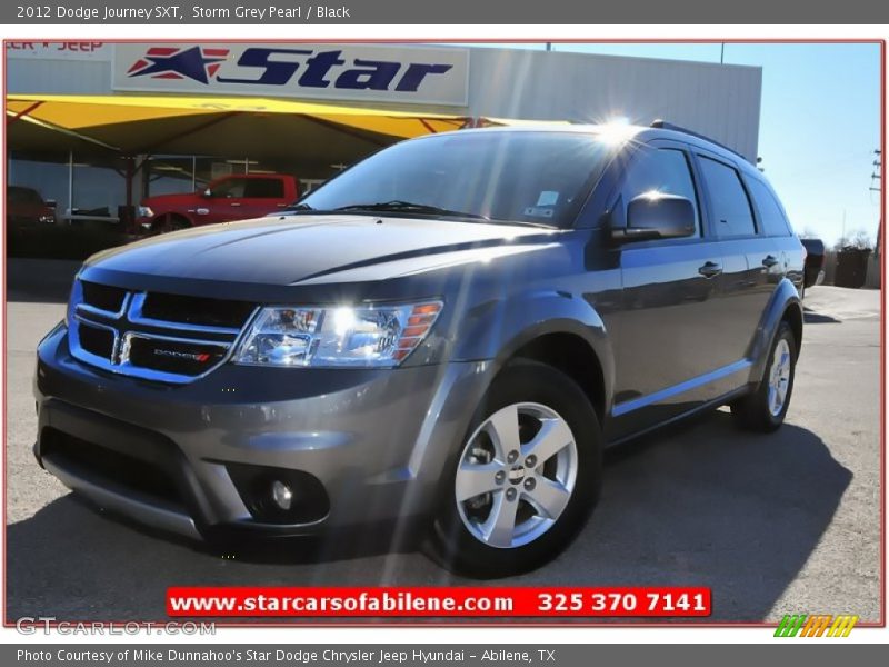 Storm Grey Pearl / Black 2012 Dodge Journey SXT