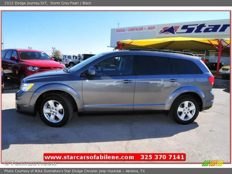 Storm Grey Pearl / Black 2012 Dodge Journey SXT