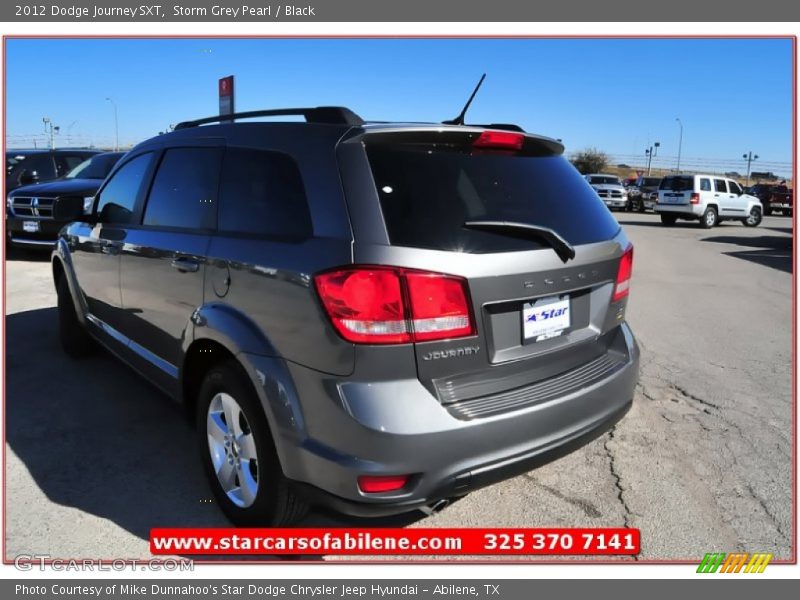 Storm Grey Pearl / Black 2012 Dodge Journey SXT