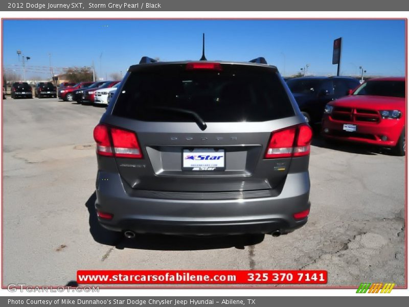 Storm Grey Pearl / Black 2012 Dodge Journey SXT