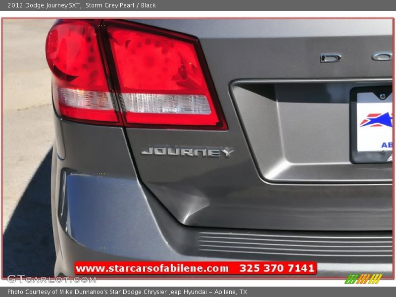 Storm Grey Pearl / Black 2012 Dodge Journey SXT