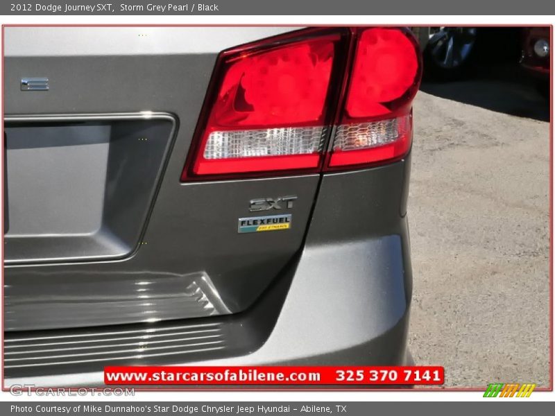 Storm Grey Pearl / Black 2012 Dodge Journey SXT