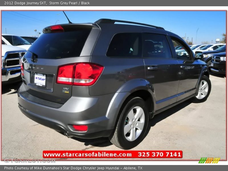 Storm Grey Pearl / Black 2012 Dodge Journey SXT
