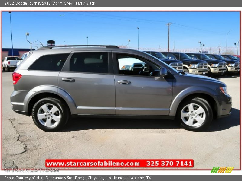 Storm Grey Pearl / Black 2012 Dodge Journey SXT