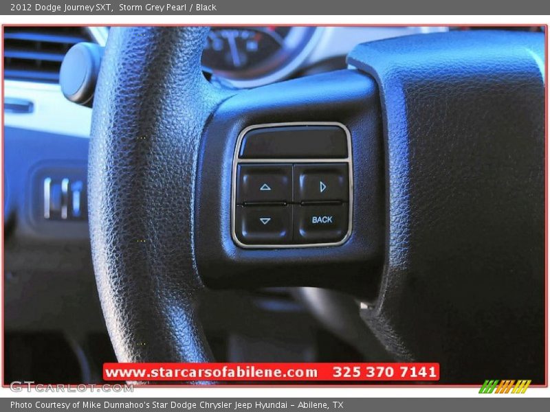 Storm Grey Pearl / Black 2012 Dodge Journey SXT