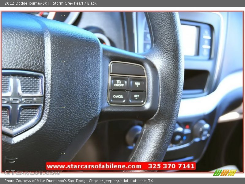 Storm Grey Pearl / Black 2012 Dodge Journey SXT