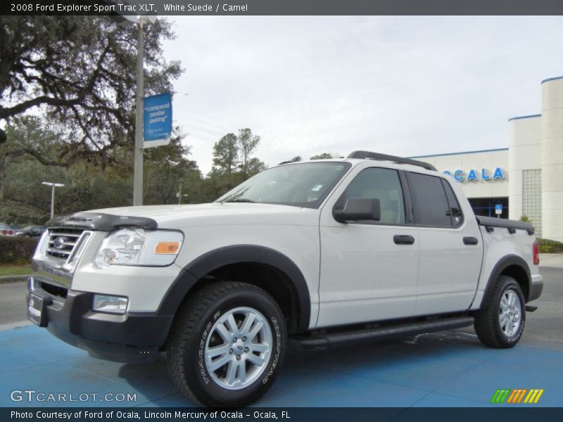 White Suede / Camel 2008 Ford Explorer Sport Trac XLT