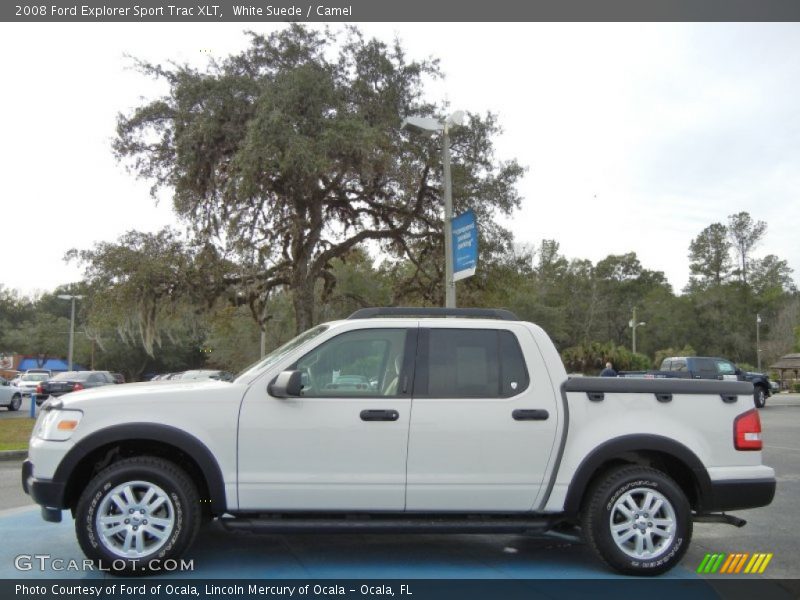 White Suede / Camel 2008 Ford Explorer Sport Trac XLT