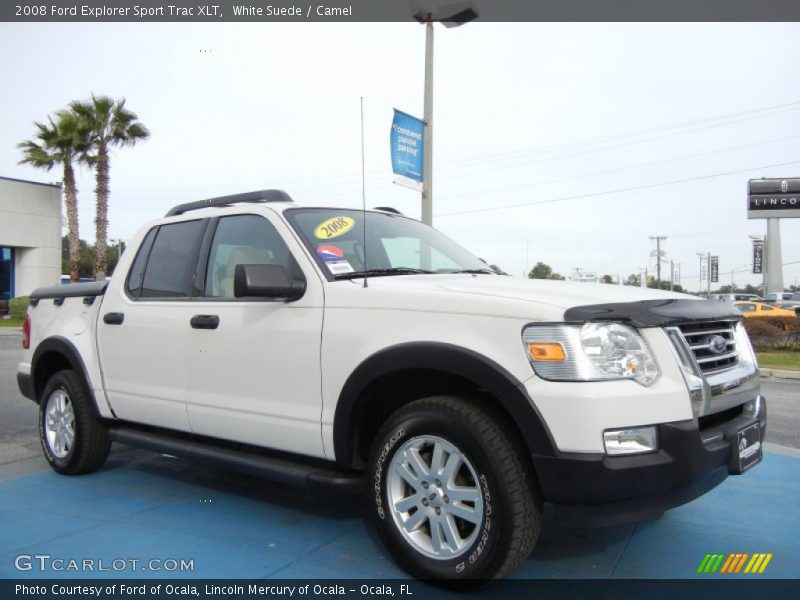 White Suede / Camel 2008 Ford Explorer Sport Trac XLT