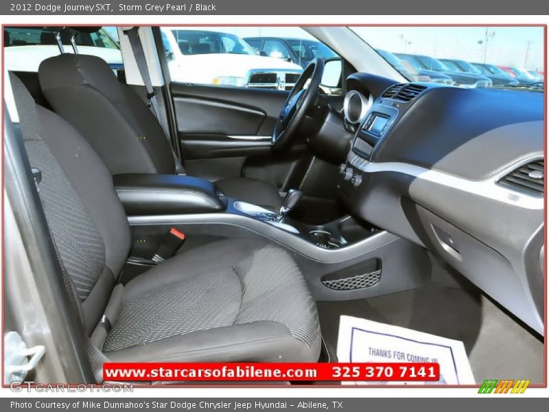 Storm Grey Pearl / Black 2012 Dodge Journey SXT