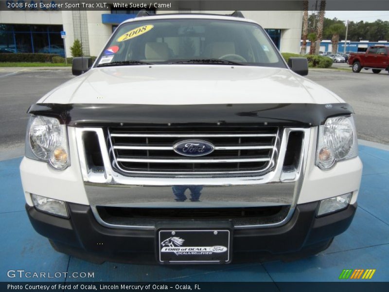 White Suede / Camel 2008 Ford Explorer Sport Trac XLT