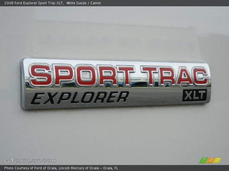 White Suede / Camel 2008 Ford Explorer Sport Trac XLT
