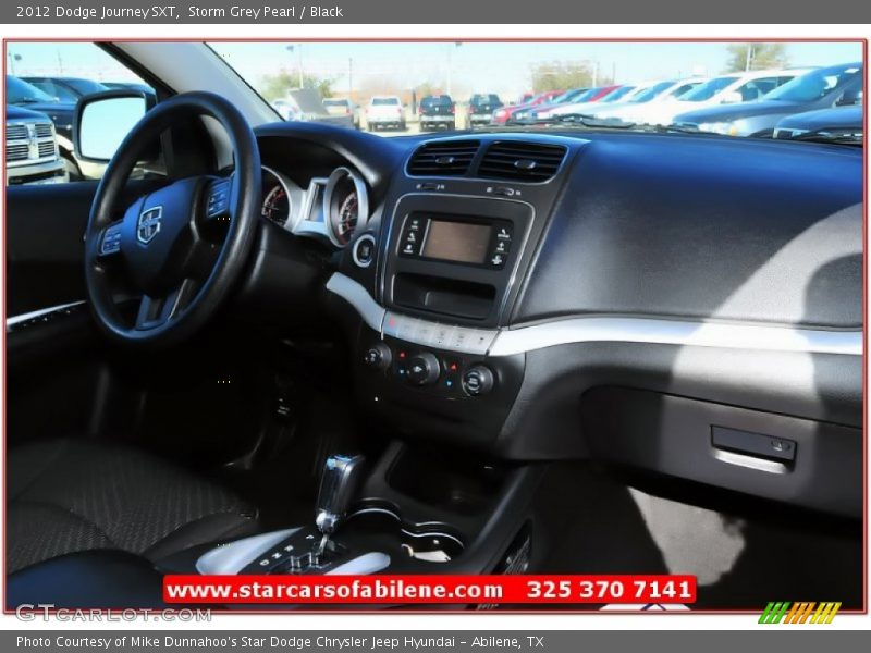 Storm Grey Pearl / Black 2012 Dodge Journey SXT