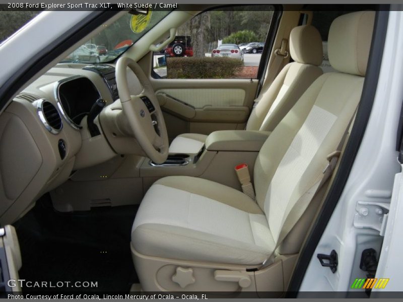Front Seat of 2008 Explorer Sport Trac XLT