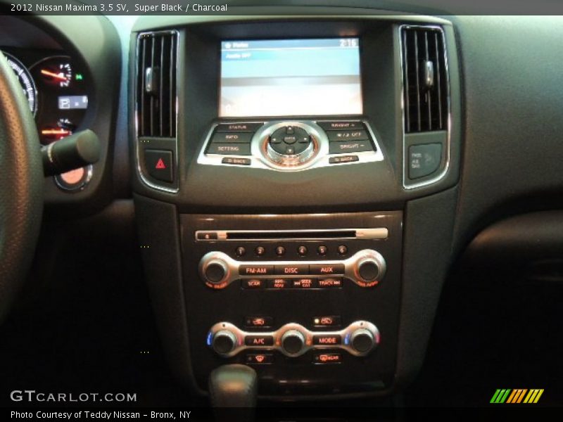 Super Black / Charcoal 2012 Nissan Maxima 3.5 SV