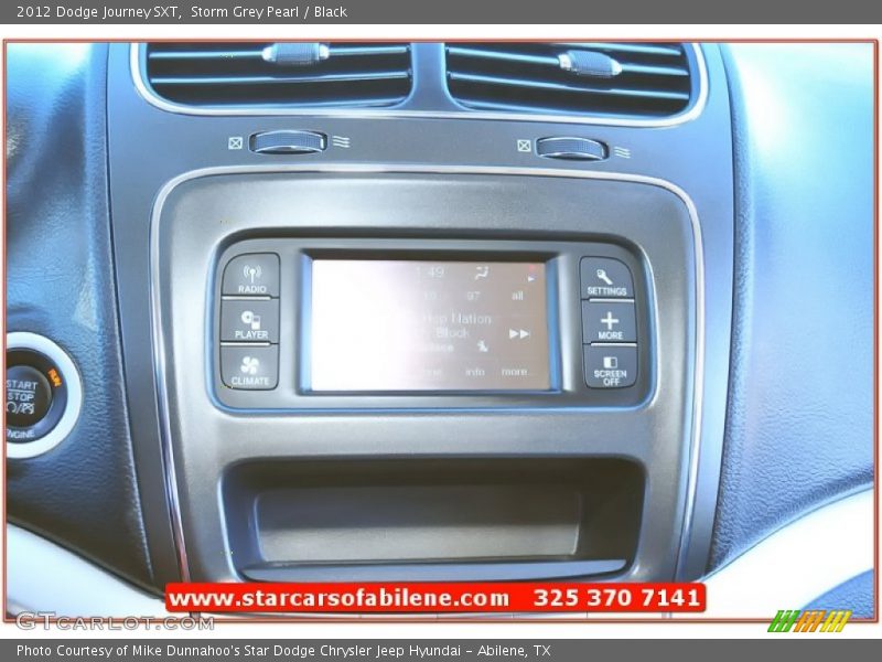 Storm Grey Pearl / Black 2012 Dodge Journey SXT