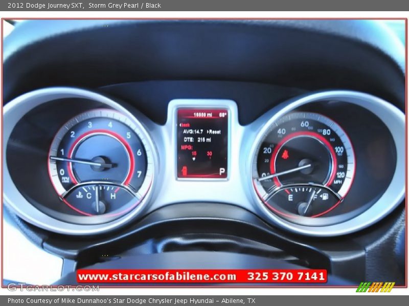 Storm Grey Pearl / Black 2012 Dodge Journey SXT