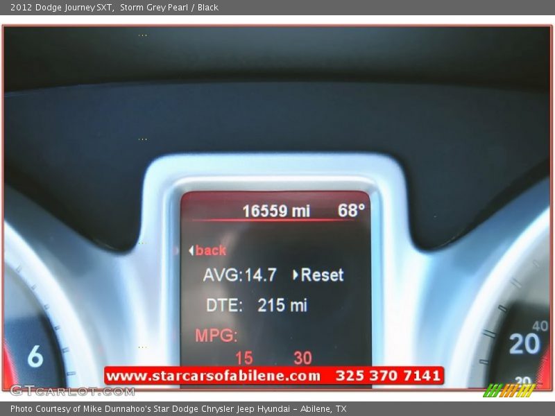 Storm Grey Pearl / Black 2012 Dodge Journey SXT