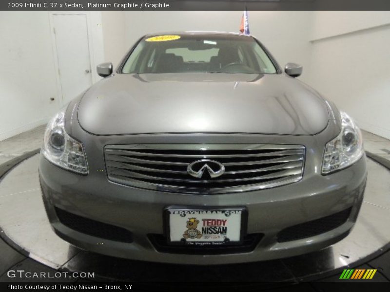 Platinum Graphite / Graphite 2009 Infiniti G 37 x Sedan