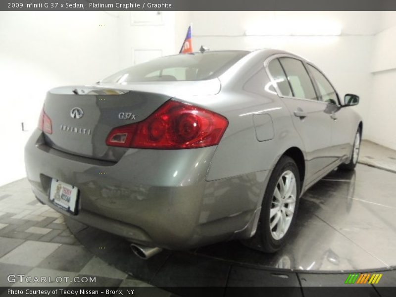Platinum Graphite / Graphite 2009 Infiniti G 37 x Sedan
